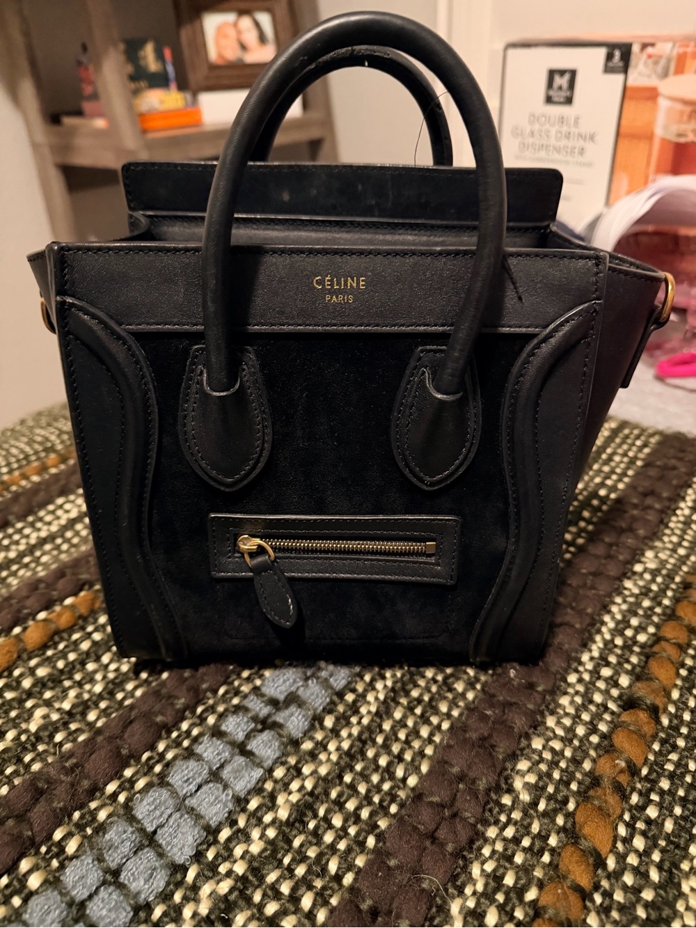 Black Mini Luggage Tote - Women's Designer Handbag